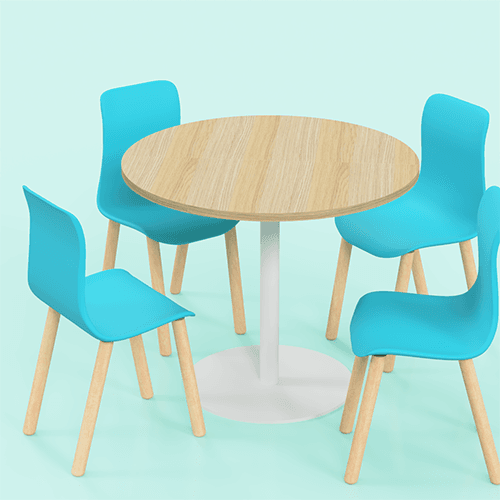 Montana Round Disc Base Tables