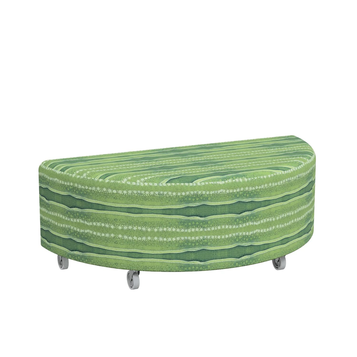 Quad Half Round Indigenous Ottoman