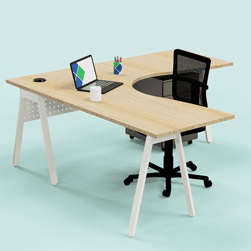 Vee Corner Workstation - Image 2