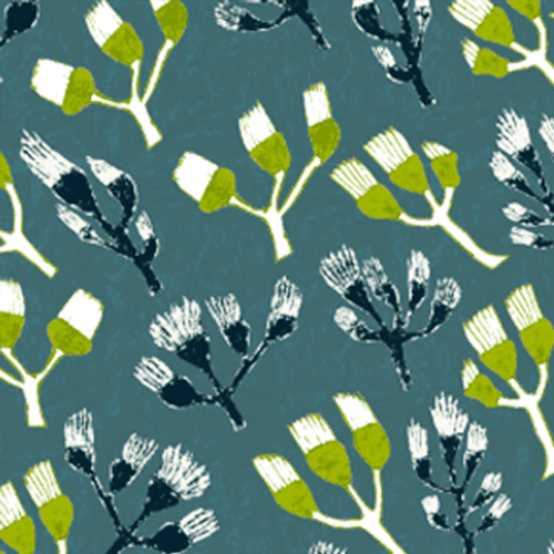 Wildflowers Teal