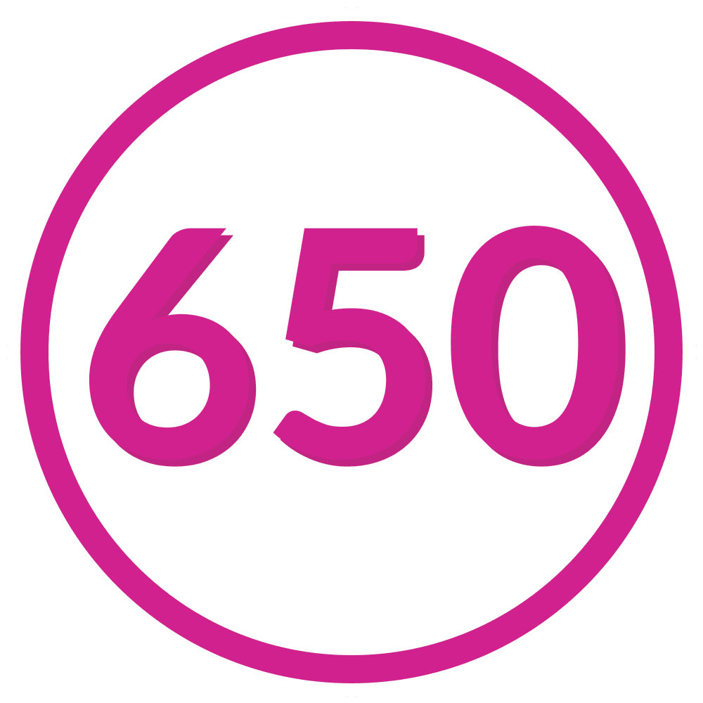 650mm