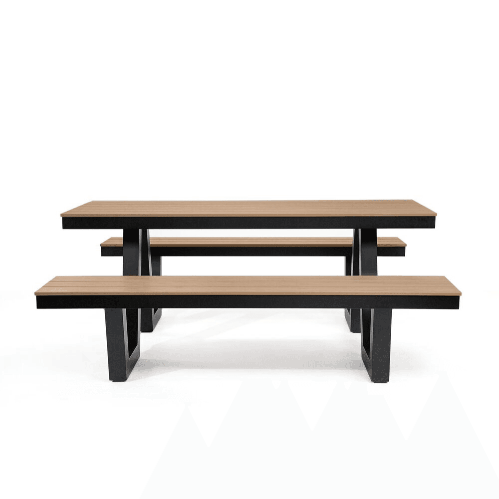 Ridge Outdoor Large Picnic Table - Image 3