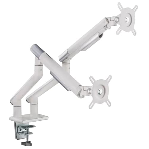 Premium Dual Monitor Arm White - Image 1