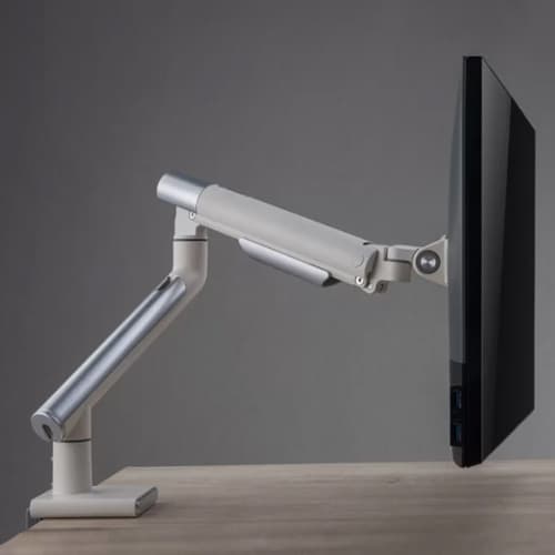 Premium Single Monitor Arm White - Image 2
