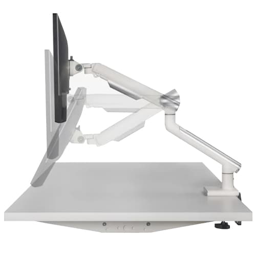 Premium Single Monitor Arm White - Image 3