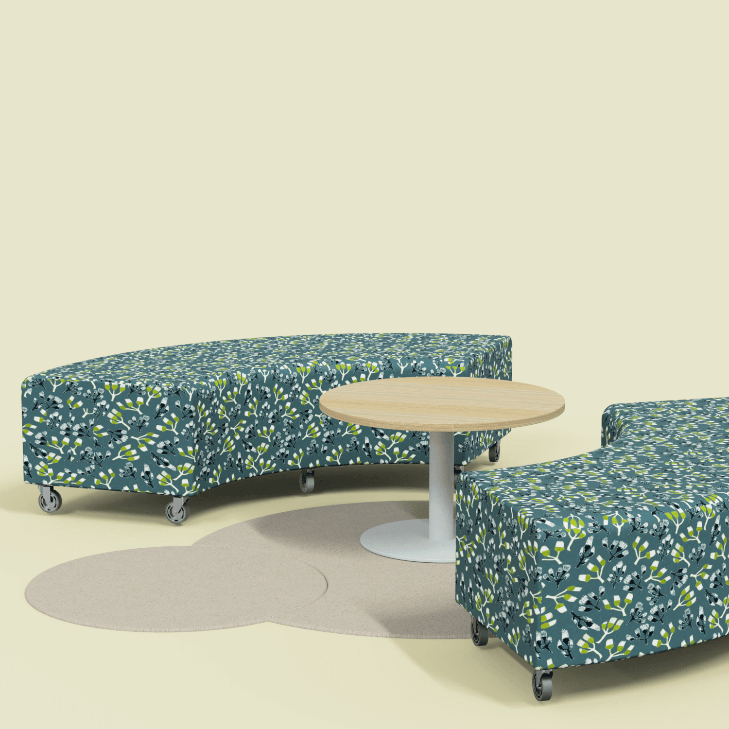 Quad Cave Ottoman Indigenous