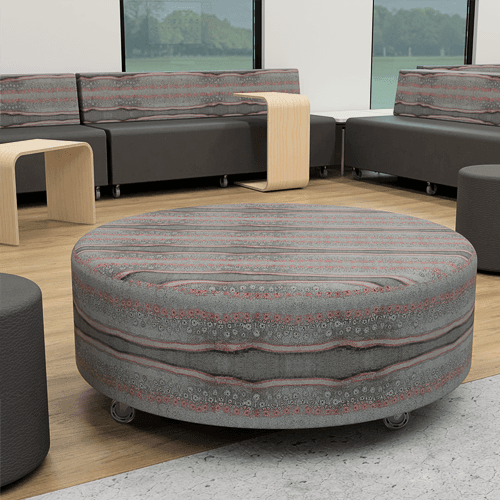 Quad Round Ottoman Indigenous