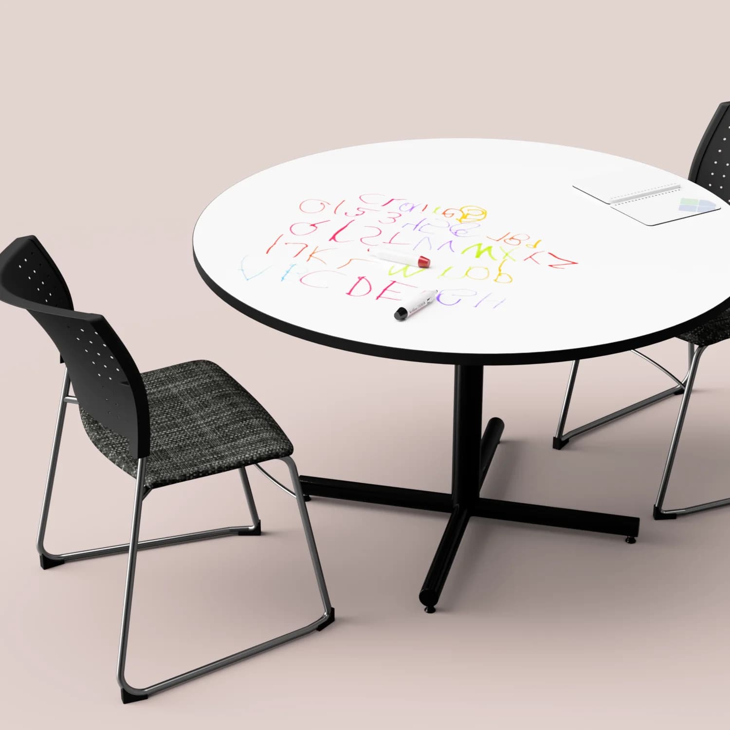 Optix Round Whiteboard