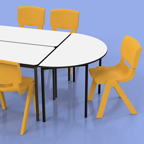 Half Round Whiteboard