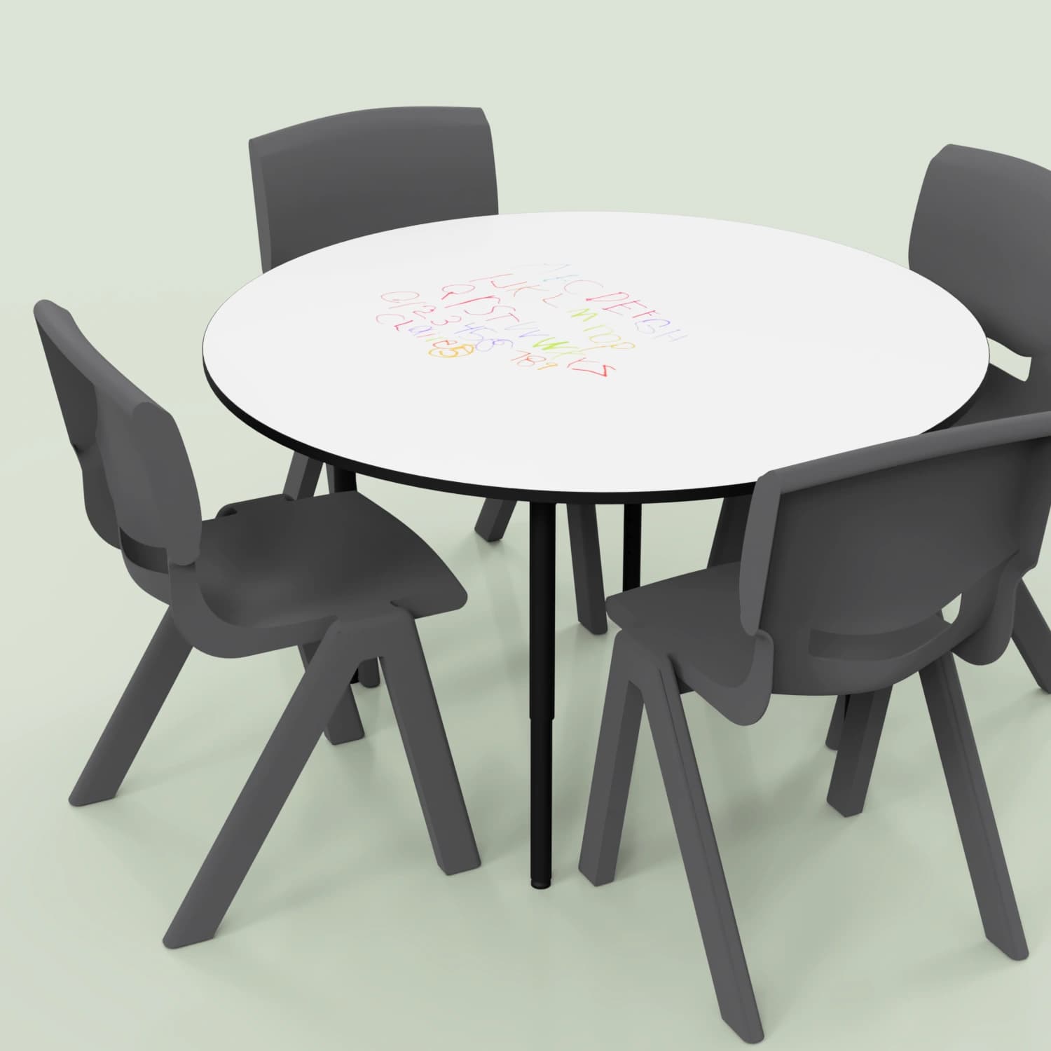 Adapta Round Whiteboard