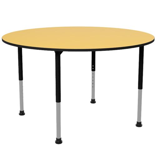Height Adjustable Classroom Table, Round Tables For Classrooms