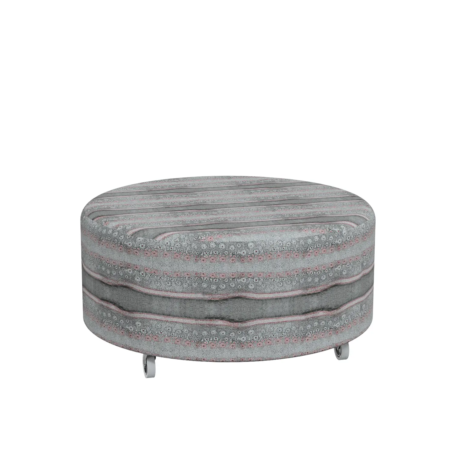 Quad Round Ottoman Indigenous