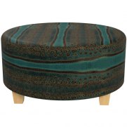 Quad Round Ottoman Indigenous Swell
