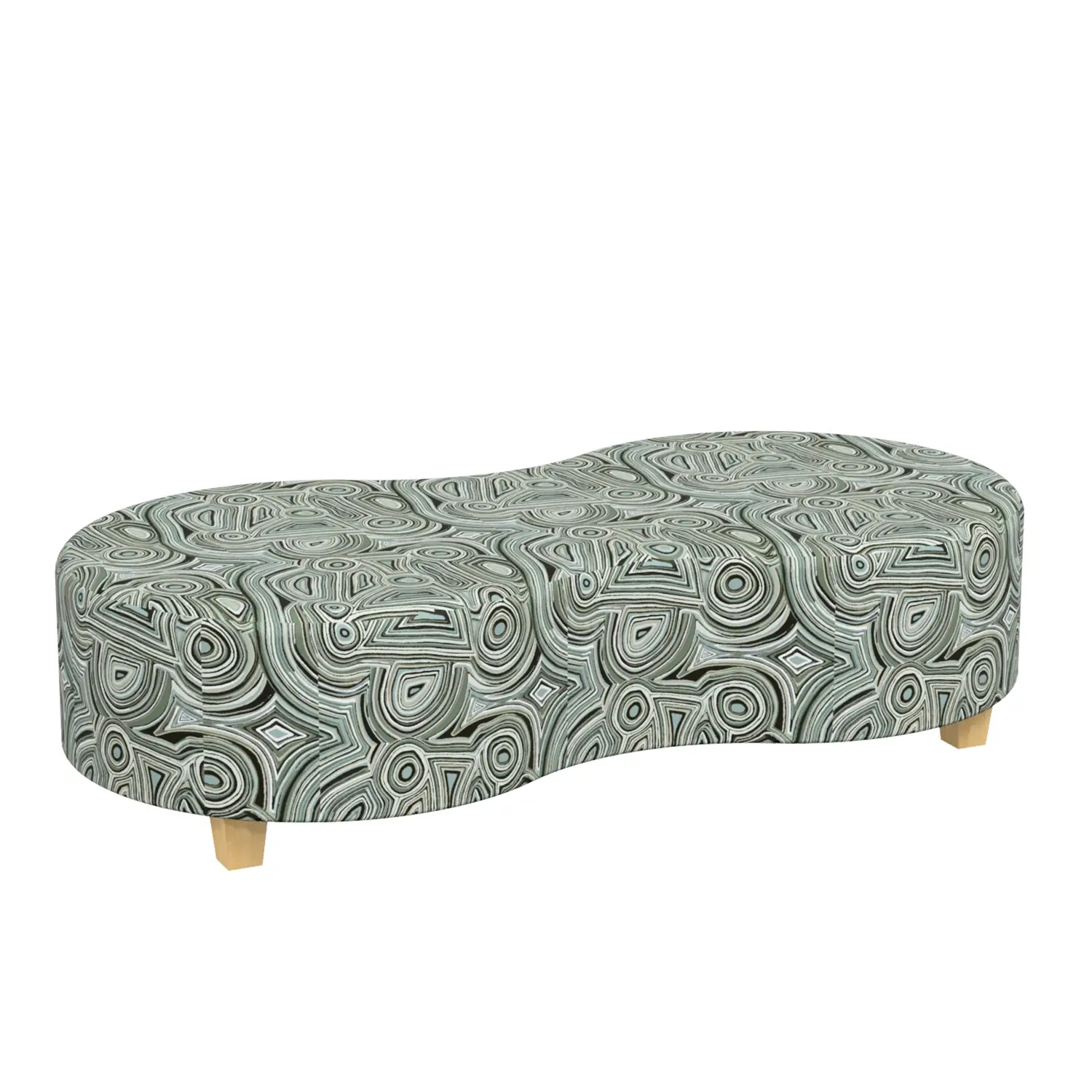 Quad Peanut Ottoman Indigenous