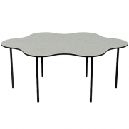 Table_Cloud 6 Brushed Silver